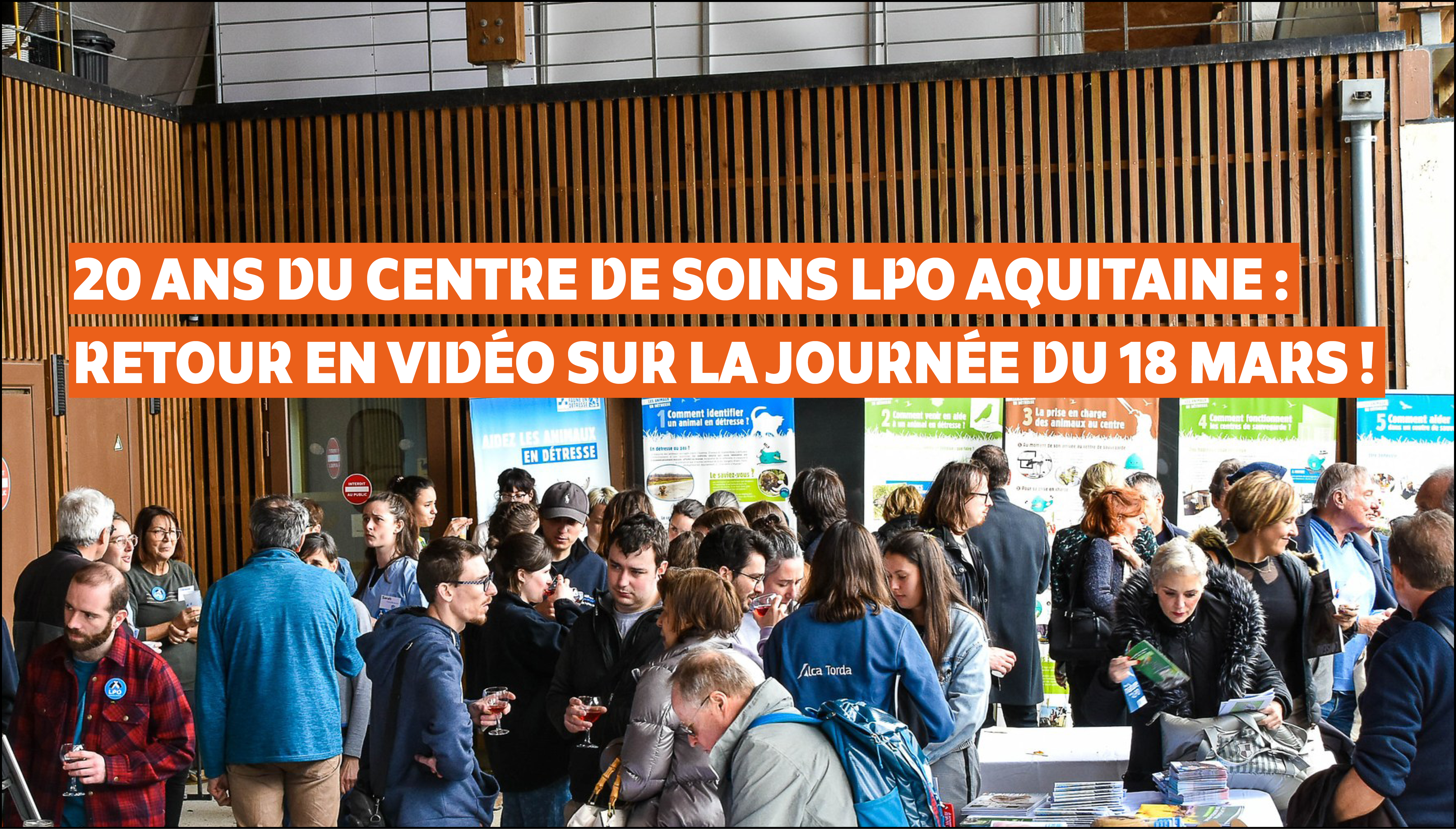 Revivez les 20 ans du Centre de soins LPO Aquitaine !